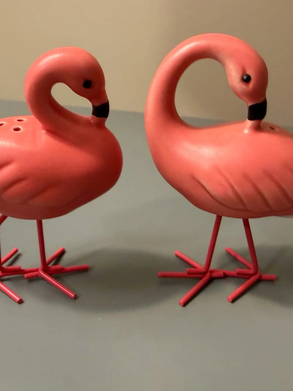 NWT West Elm Fancy Flamingo salt & pepper shakers